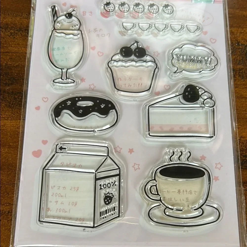 Clear Stamp Set - Black and White